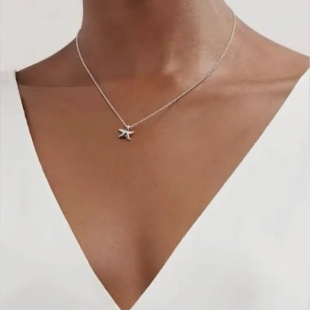 Vintage Tiffany & Co. Elsa Peretti Starfish Necklace – Solid Sterling Silver - Picture 5 of 6